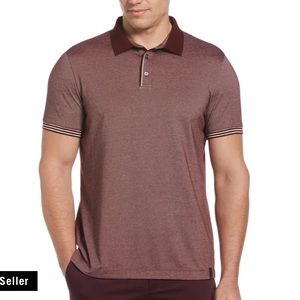 NEW PERRY ELLIS ICON POLO IN PEACH WHIP SIZE:XXL